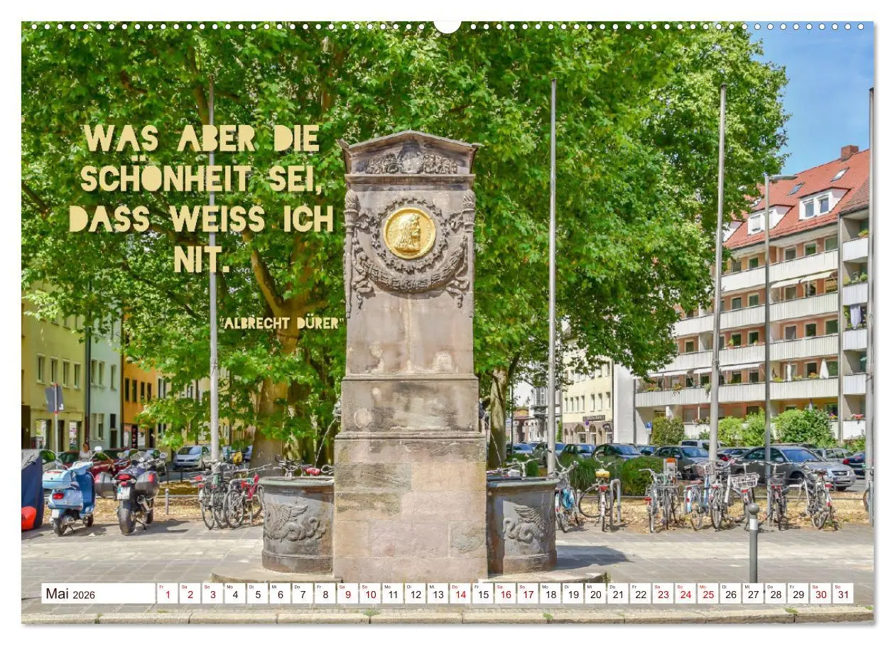Bild: 9783457565346 | Nürnberg mit Zitaten von Albrecht Dürer (Wandkalender 2026 DIN A2...