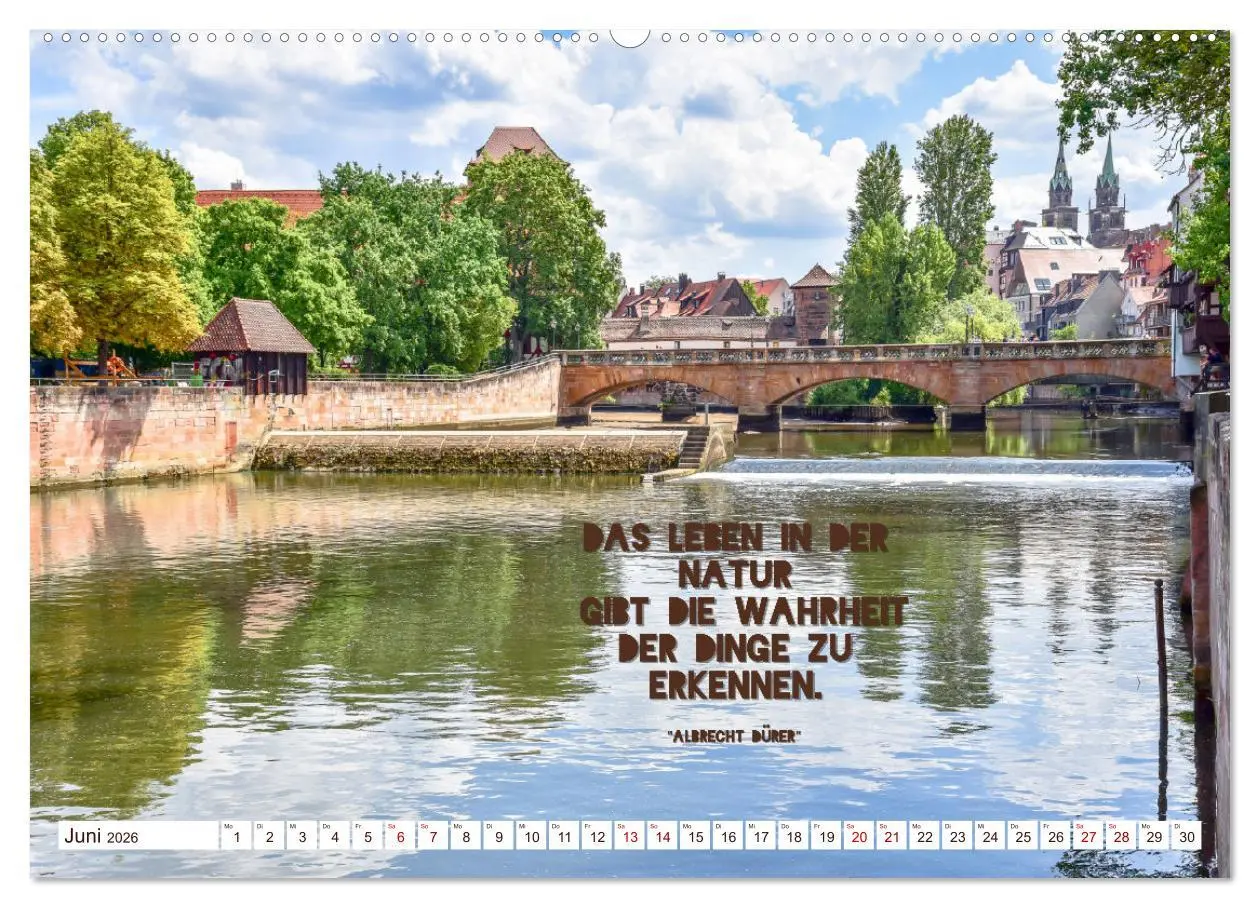 Bild: 9783457565346 | Nürnberg mit Zitaten von Albrecht Dürer (Wandkalender 2026 DIN A2...