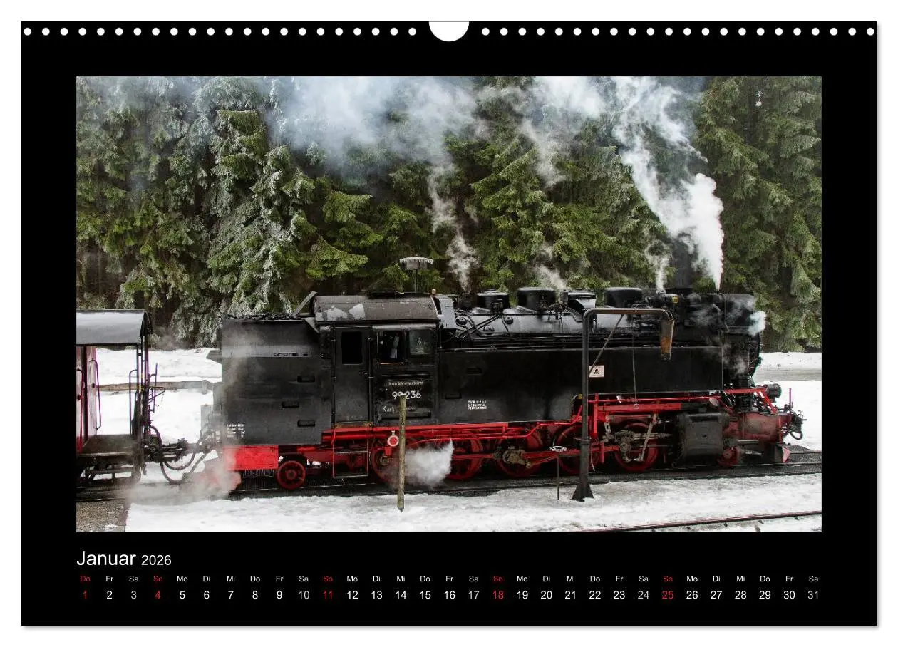 Bild: 9783516105346 | Dampferlebnis im Harz (Wandkalender 2026 DIN A3 quer), CALVENDO...