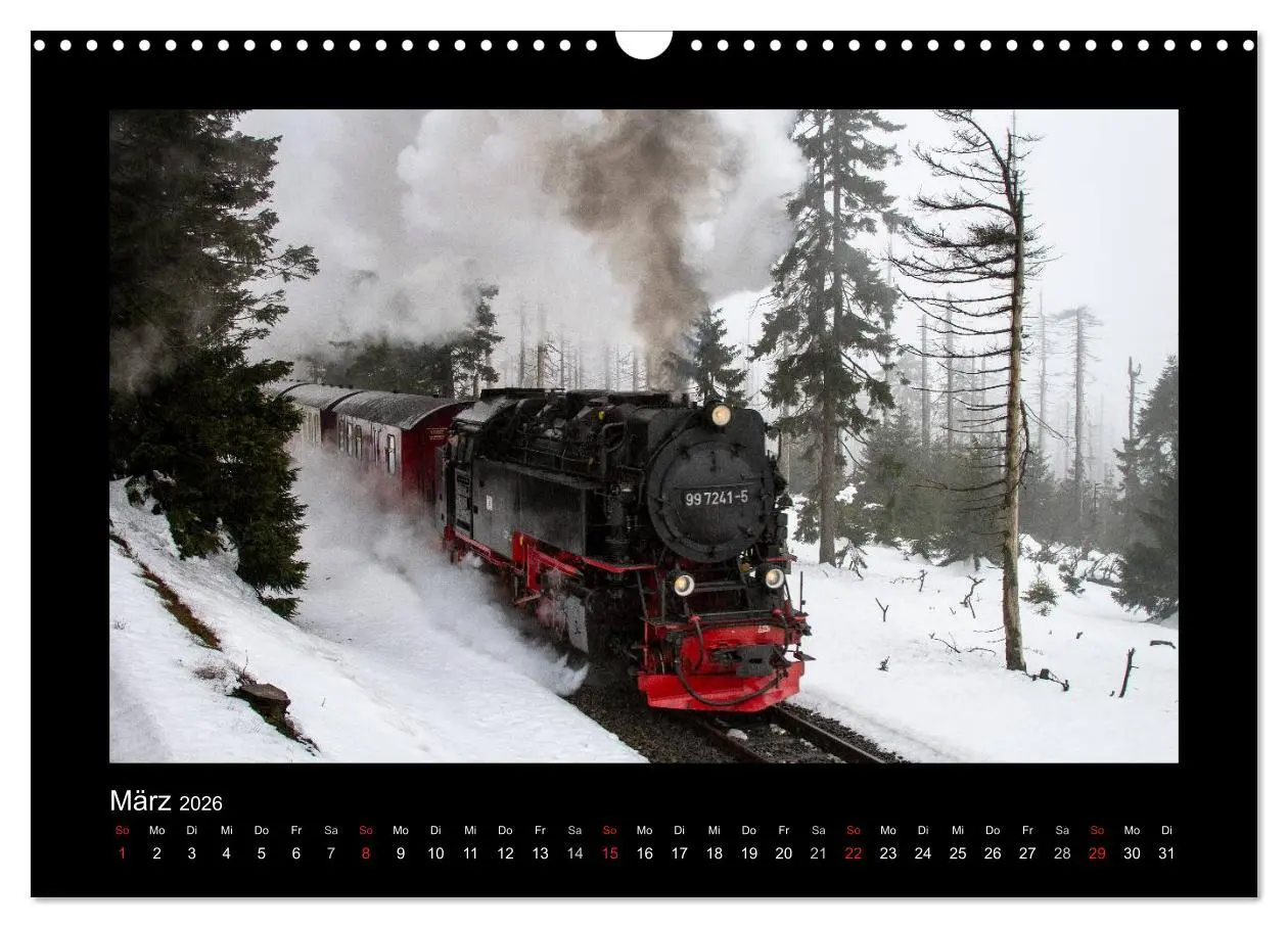 Bild: 9783516105346 | Dampferlebnis im Harz (Wandkalender 2026 DIN A3 quer), CALVENDO...