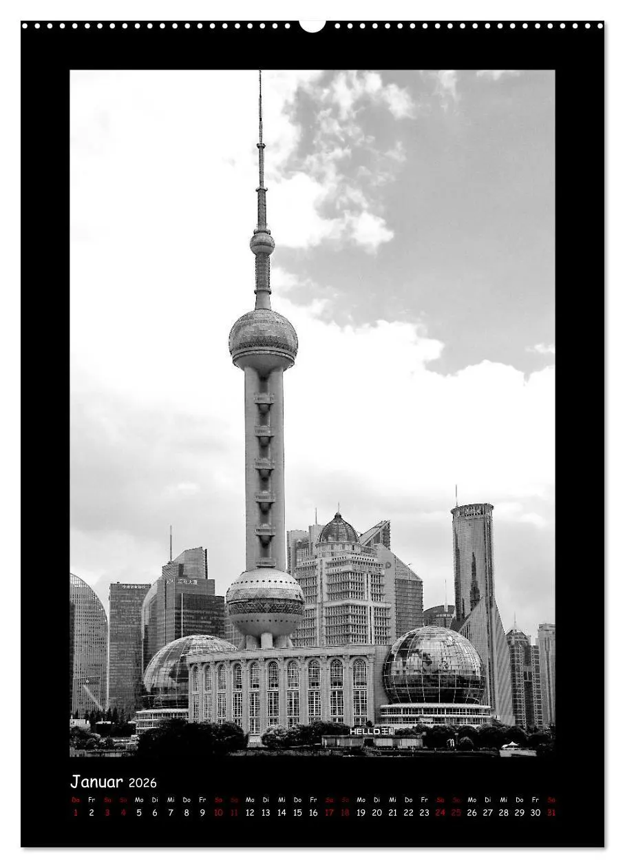 Bild: 9783516415346 | Shanghai zwischen Tradition und Business (Wandkalender 2026 DIN A2...