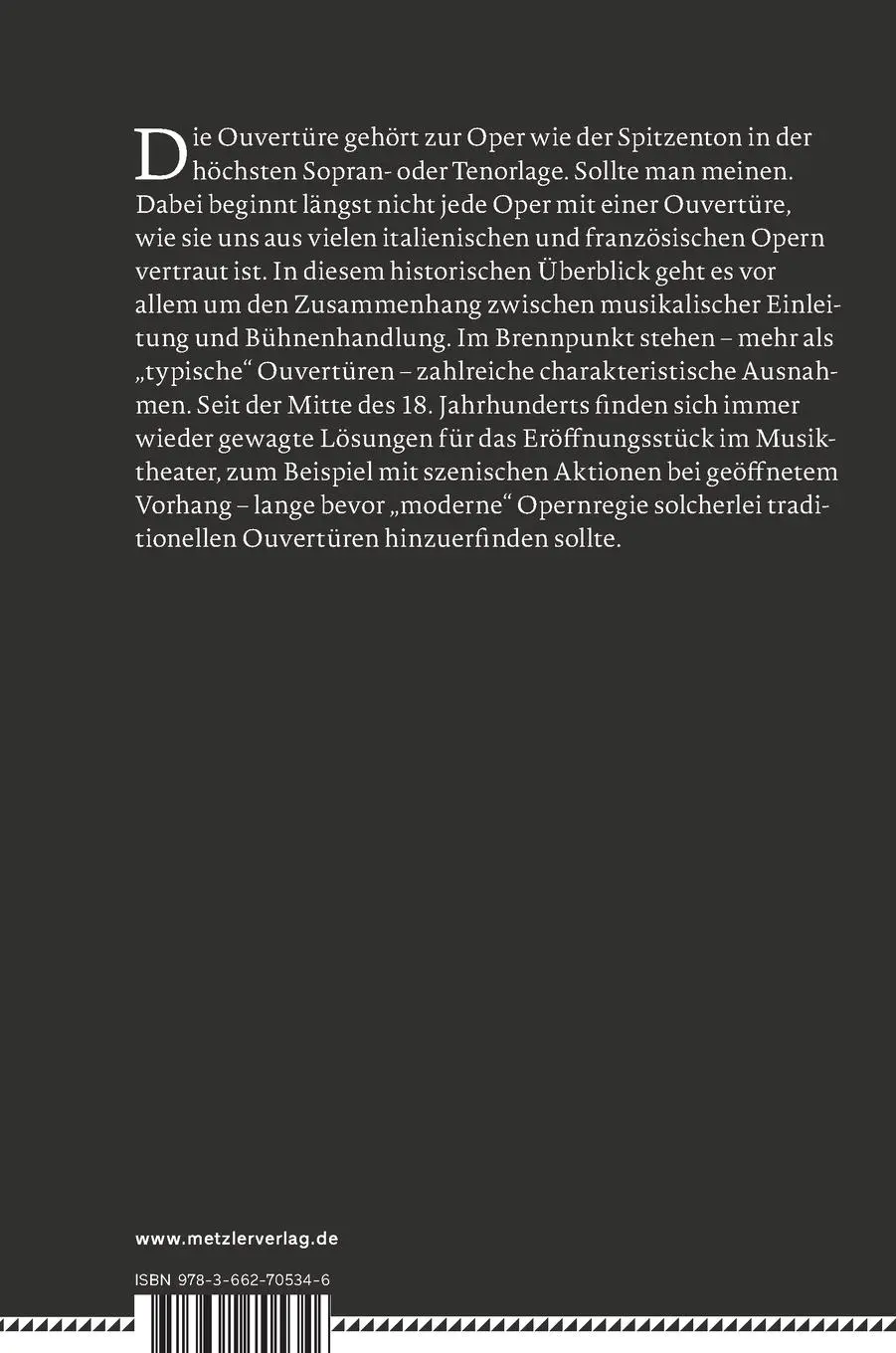 Rückseite: 9783662705346 | Vorhang auf? | Ein Streifzug durch die Geschichte der Opern-Ouvertüre