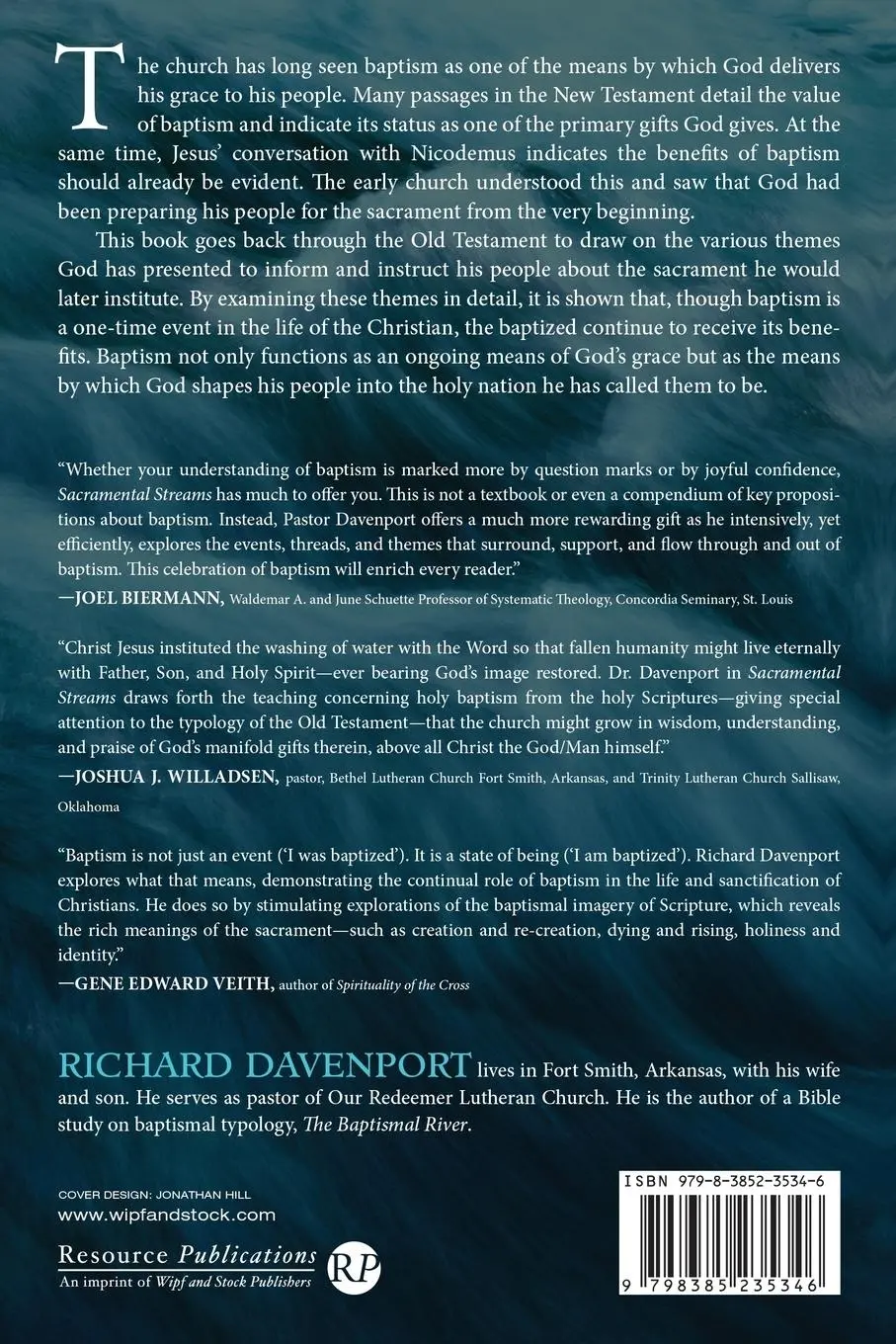 Rückseite: 9798385235346 | Sacramental Streams | Richard Davenport | Taschenbuch | Englisch