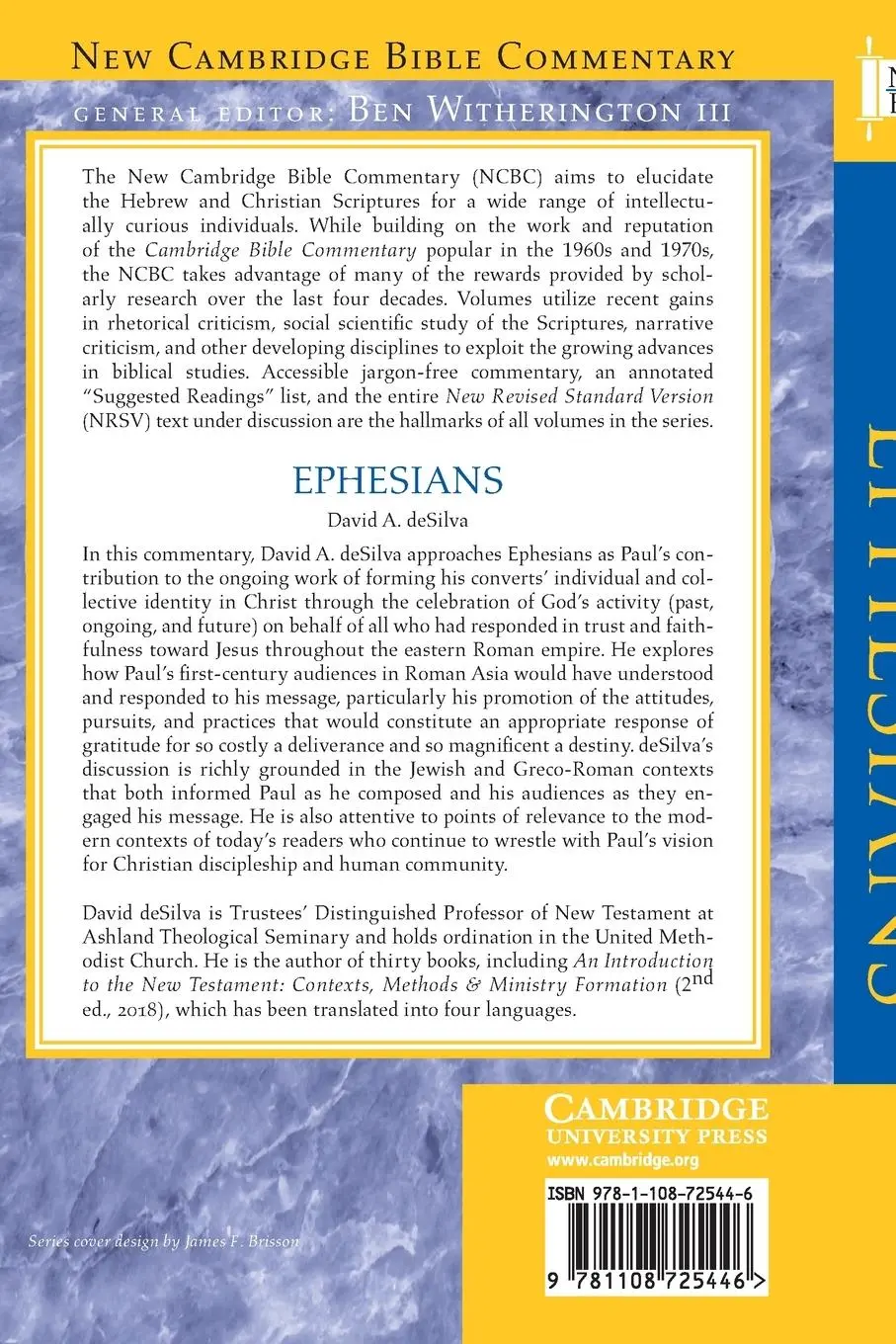 Rückseite: 9781108725446 | Ephesians | David A. Desilva | Taschenbuch | Englisch | 2022