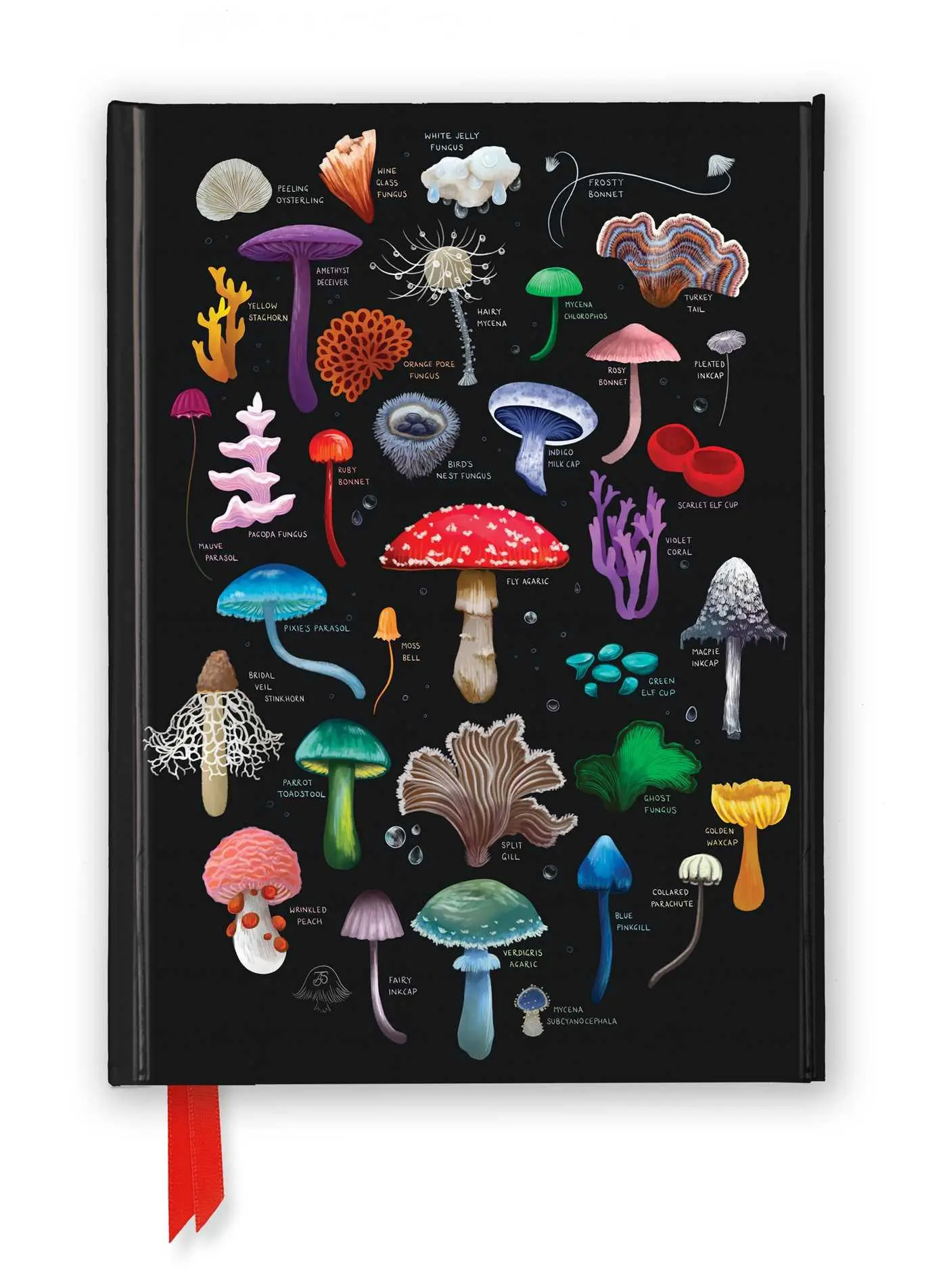 Cover: 9781835625446 | Anna Stead: Mushrooms &amp; Fungi (Foiled Journal) | Flame Tree Publishing