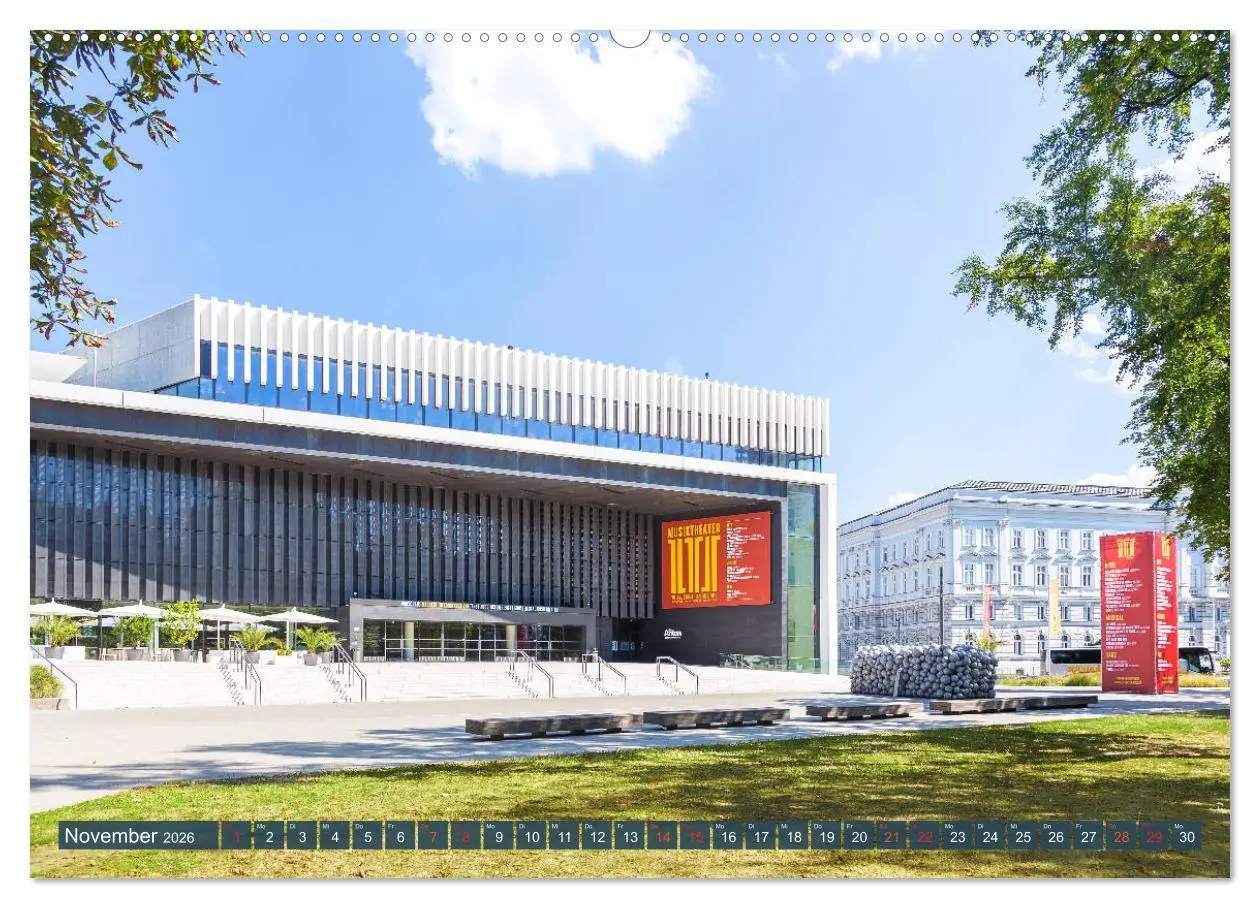 Bild: 9783457935446 | Facettenreiches Linz (Wandkalender 2026 DIN A2 quer), CALVENDO...