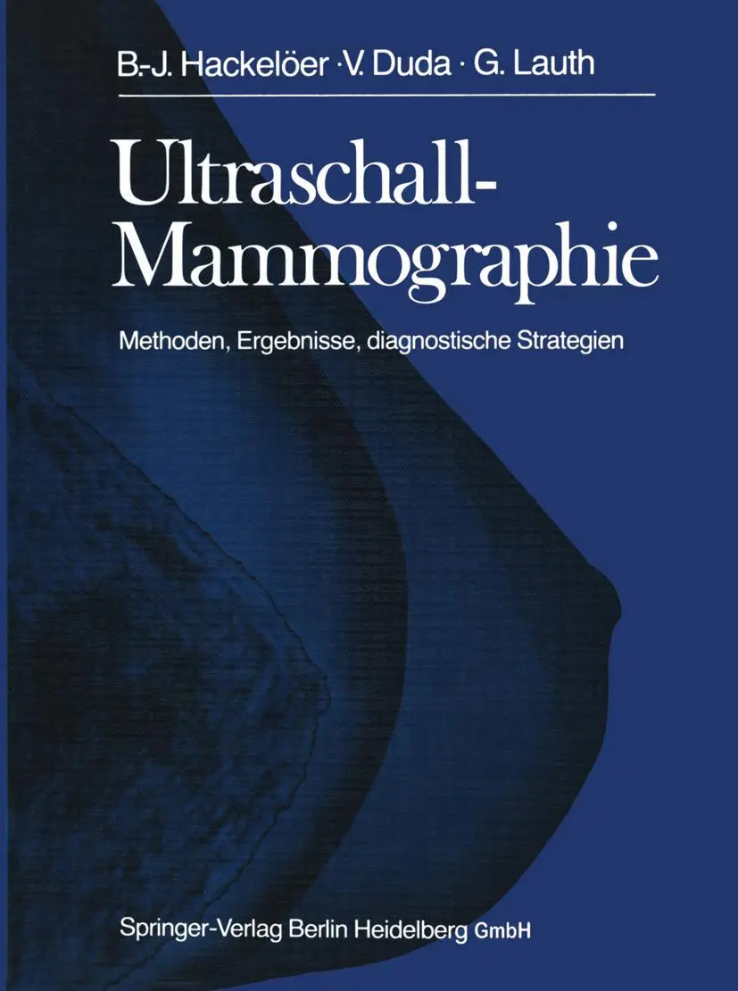 Cover: 9783662005446 | Ultraschall-Mammographie | B. J. Hackelöer (u. a.) | Taschenbuch | x
