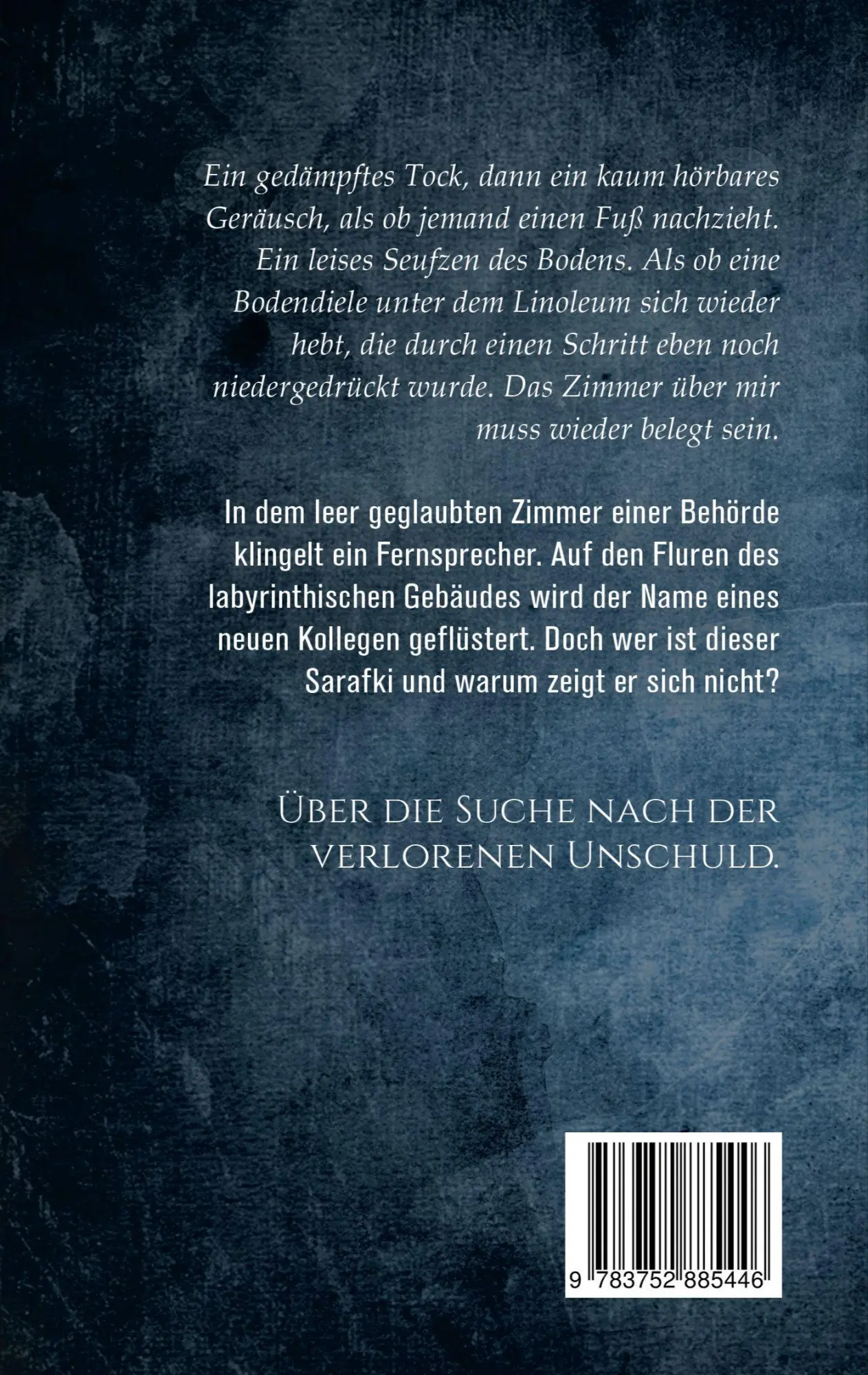 Rückseite: 9783752885446 | Zimmer 752 | A. S. Dowidat | Taschenbuch | 188 S. | Deutsch | 2022