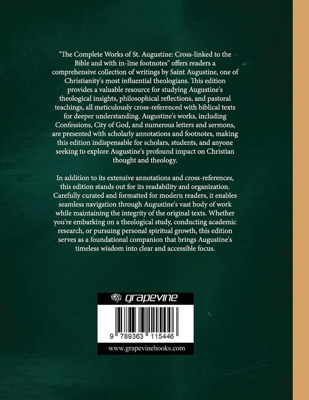 Rückseite: 9789363115446 | The Complete Works of St. Augustine | . | Taschenbuch | Englisch