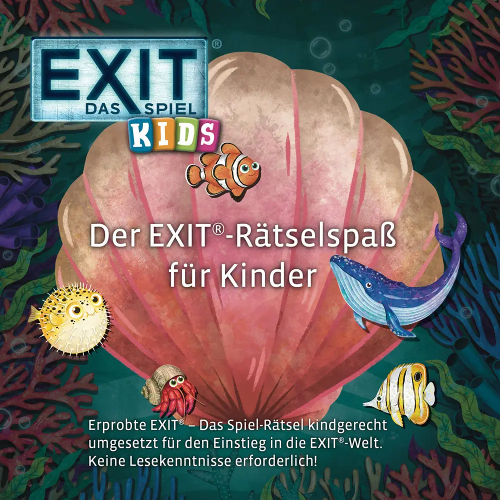 Bild: 4002051685546 | EXIT® - Das Spiel - Kids: Rätselspaß im Meer | Spiel | Brand (u. a.)
