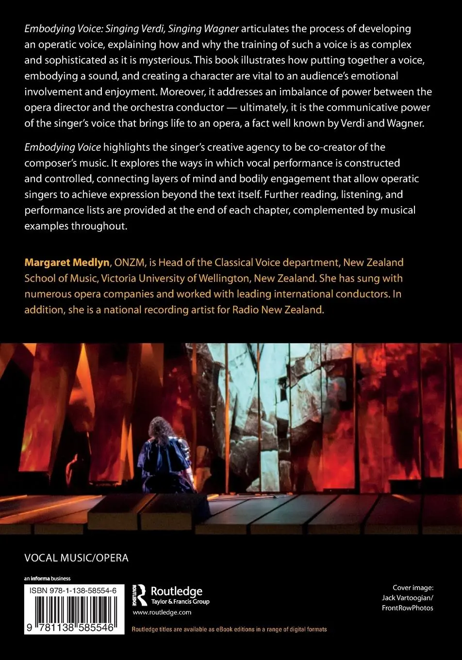 Rückseite: 9781138585546 | Embodying Voice | Singing Verdi, Singing Wagner | Margaret Medlyn