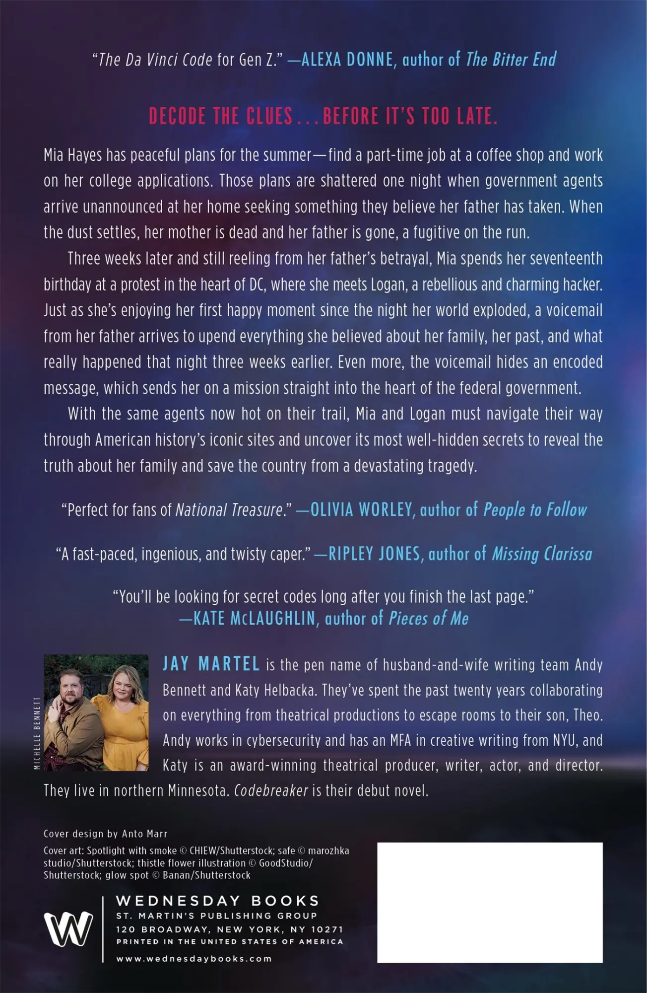 Rückseite: 9781250355546 | Codebreaker | Jay Martel | Taschenbuch | Englisch | 2025