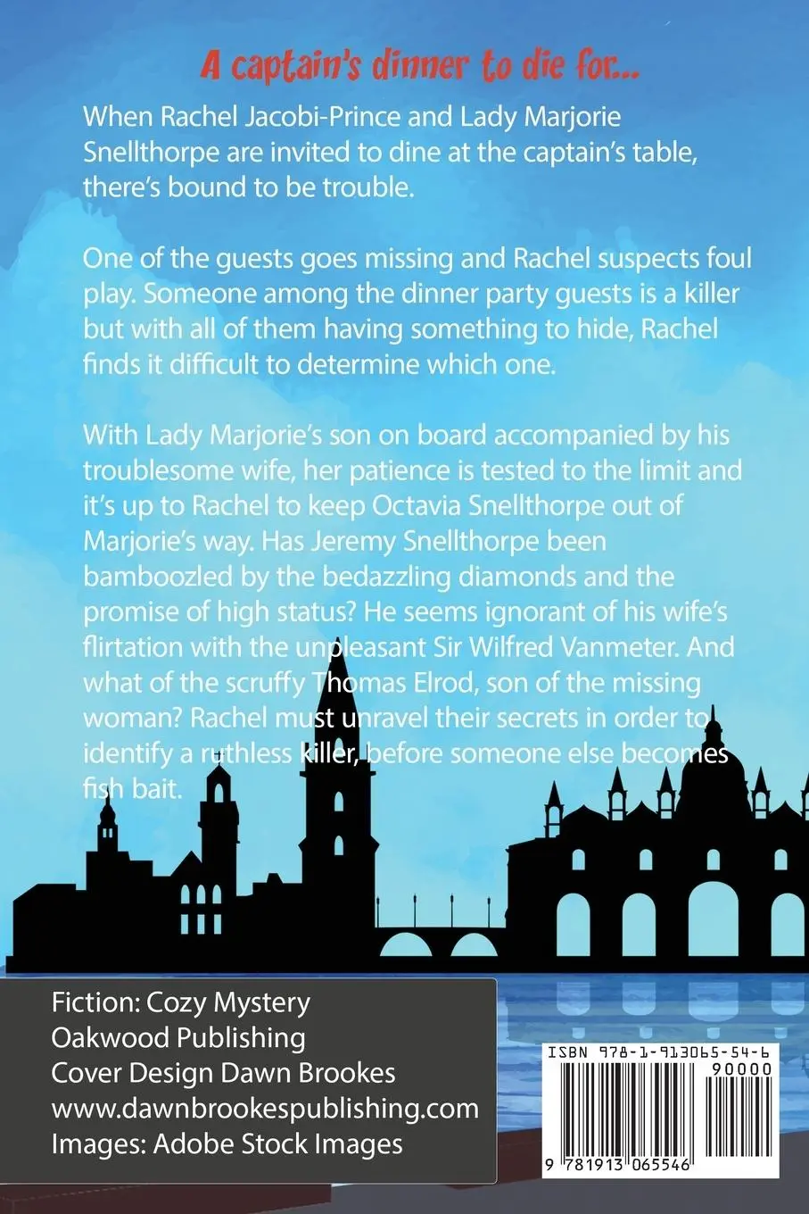 Rückseite: 9781913065546 | Captain's Dinner Cruise Murder Large Print Edition | Dawn Brookes
