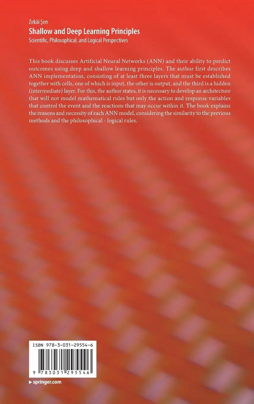 Rückseite: 9783031295546 | Shallow and Deep Learning Principles | Zekâi ¿En | Buch | xx | 2023