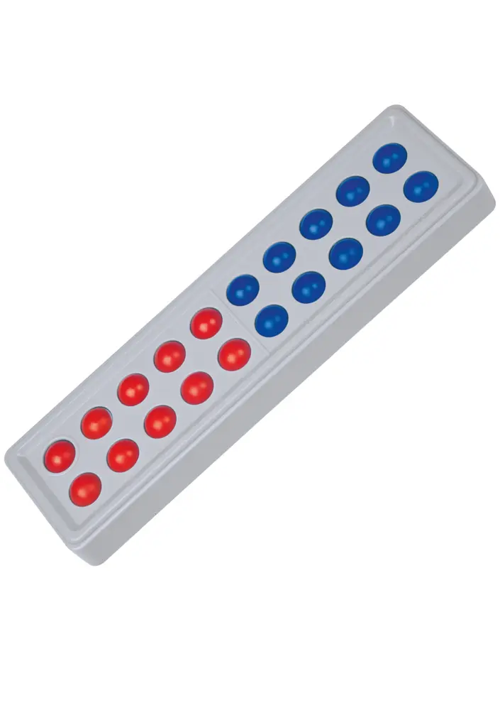 Cover: 9783039765546 | SCHUBI Abaco 20 | Modell C 5/5 Kugeln parallel (rot/blau) | Wentzke