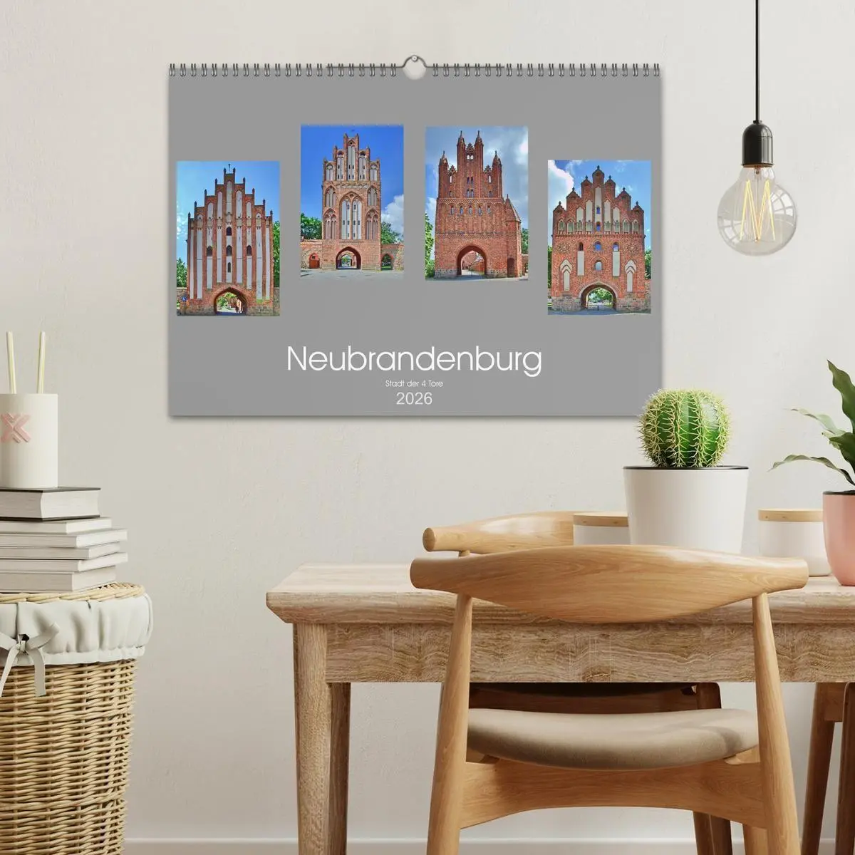 Bild: 9783516705546 | Neubrandenburg - Stadt der 4 Türme (Wandkalender 2026 DIN A3 quer),...