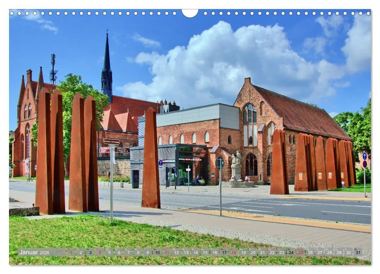 Bild: 9783516705546 | Neubrandenburg - Stadt der 4 Türme (Wandkalender 2026 DIN A3 quer),...