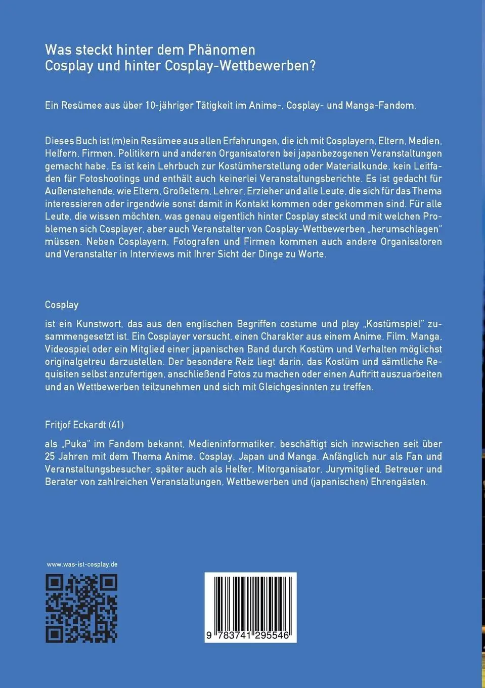 Rückseite: 9783741295546 | Was ist Cosplay? | Fritjof Eckardt | Taschenbuch | 272 S. | Deutsch