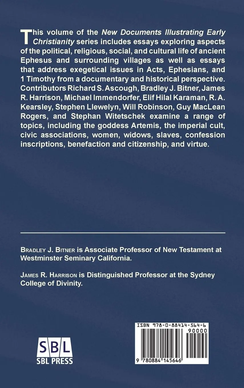 Rückseite: 9780884145646 | New Documents Illustrating Early Christianity 11B | Harrison (u. a.)