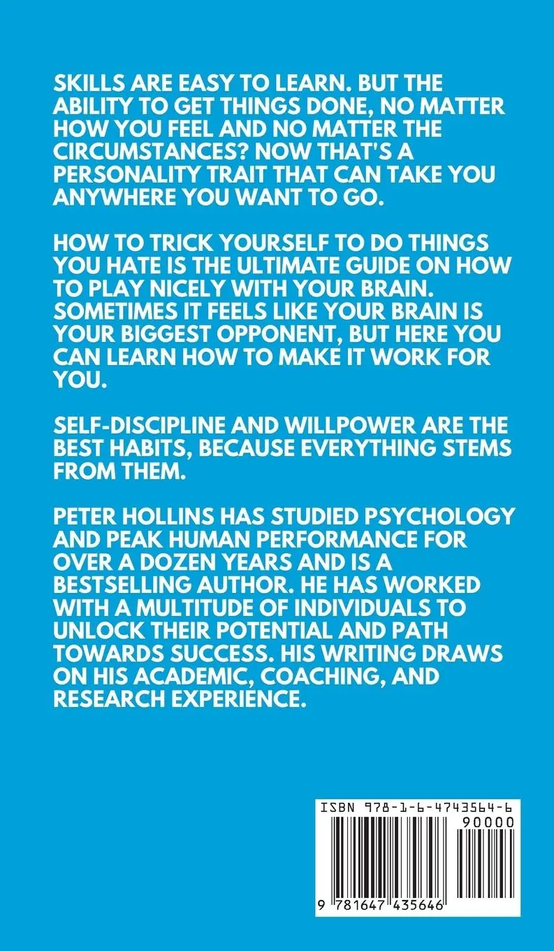 Rückseite: 9781647435646 | How to Trick Yourself Into Doing Things You Hate | Peter Hollins