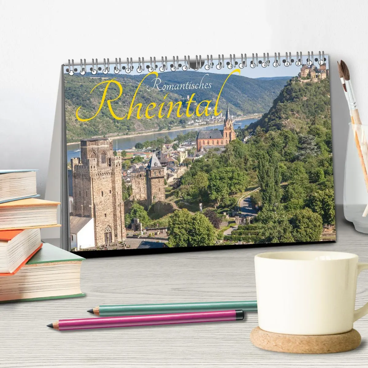 Bild: 9783457915646 | Romantisches Rheintal (Tischkalender 2026 DIN A5 quer), CALVENDO...