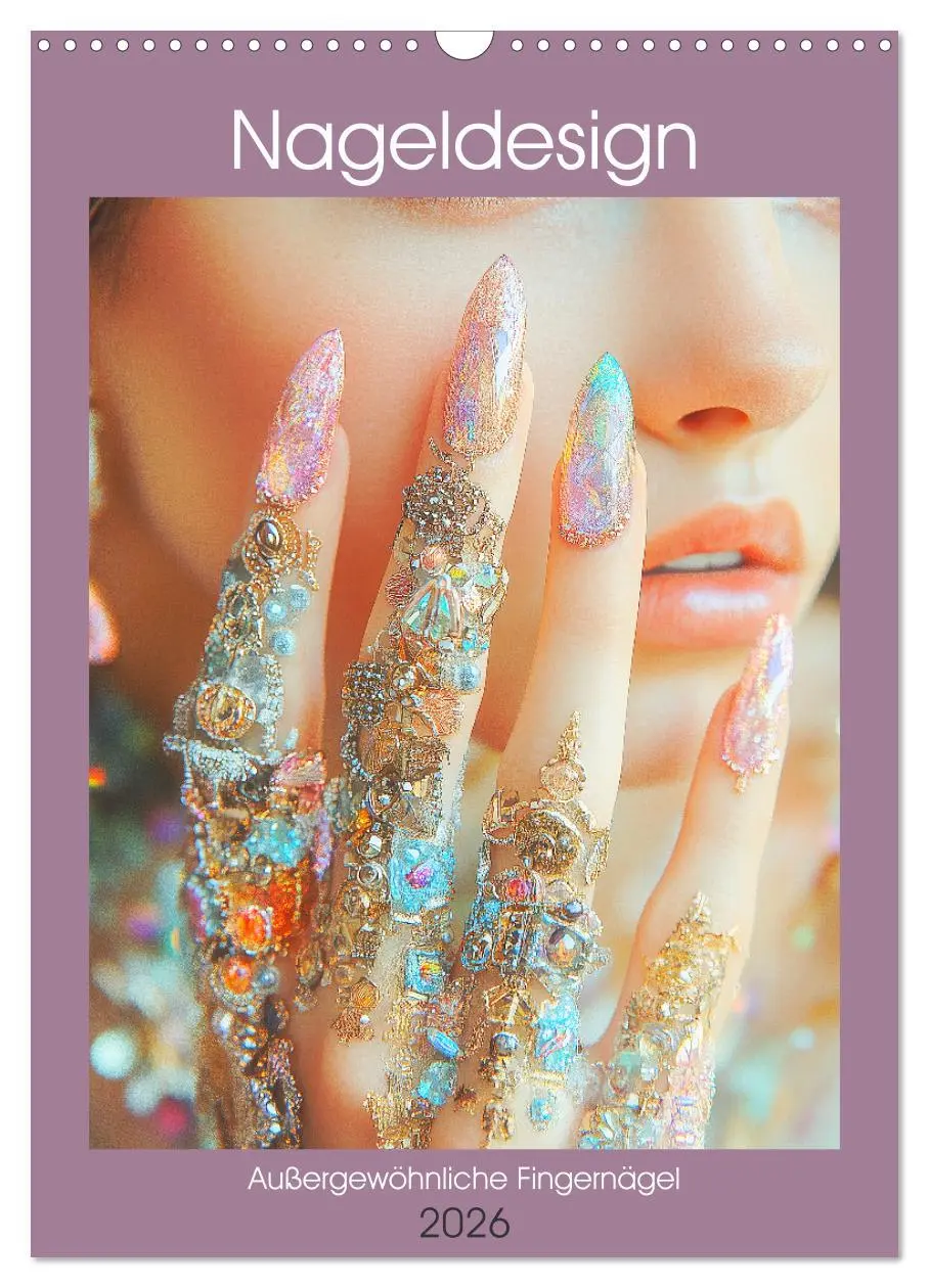 Cover: 9783516245646 | Nageldesign. Außergewöhnliche Fingernägel (Wandkalender 2026 DIN A3...