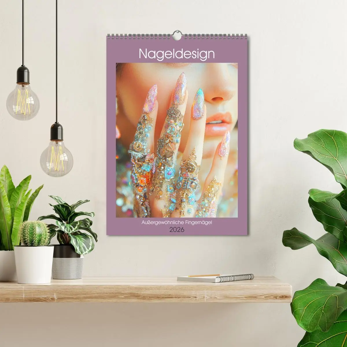 Bild: 9783516245646 | Nageldesign. Außergewöhnliche Fingernägel (Wandkalender 2026 DIN A3...