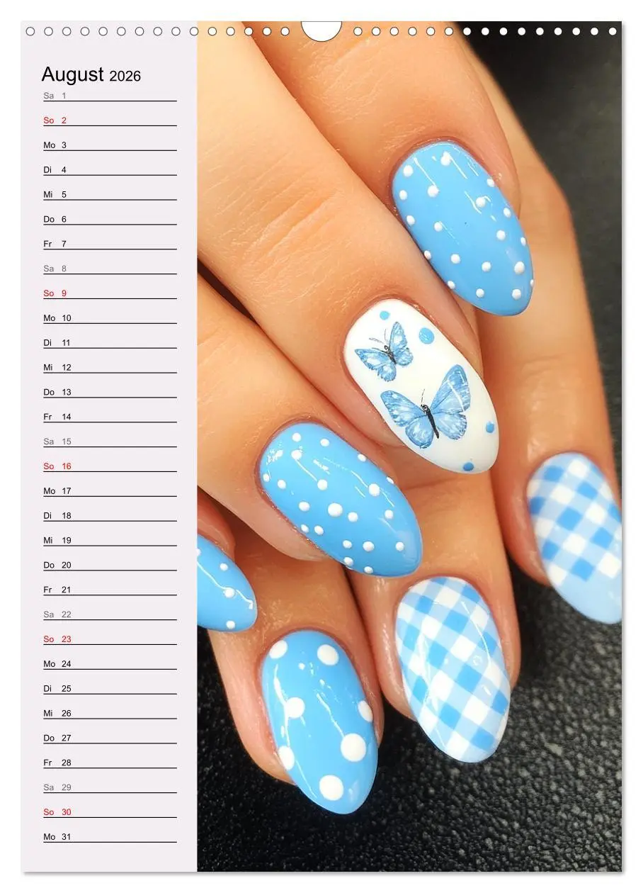 Bild: 9783516245646 | Nageldesign. Außergewöhnliche Fingernägel (Wandkalender 2026 DIN A3...