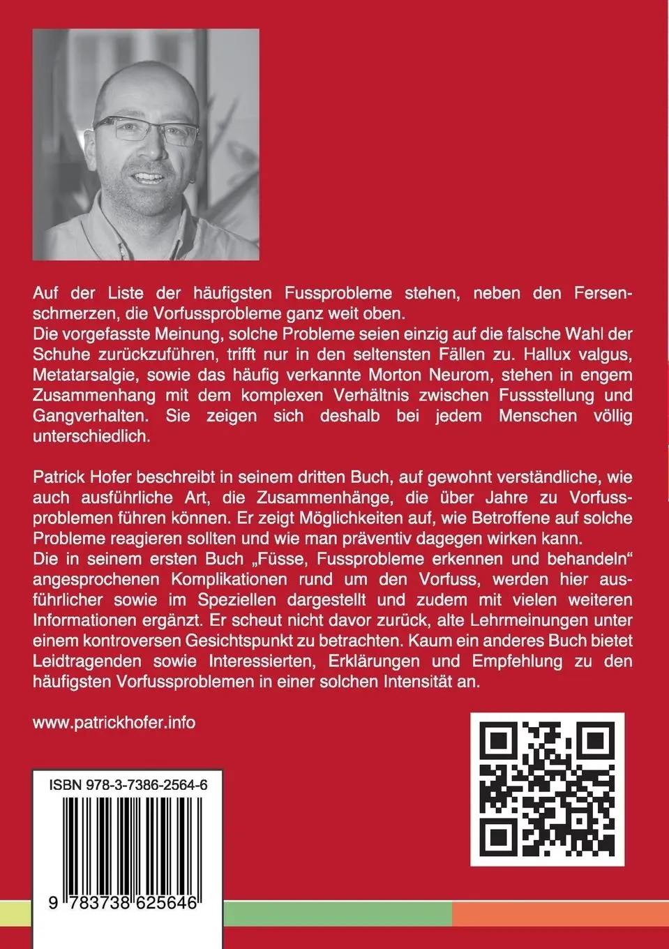 Rückseite: 9783738625646 | Hallux &amp; Co. | Vorfussprobleme | Patrick Hofer | Taschenbuch | 132 S.