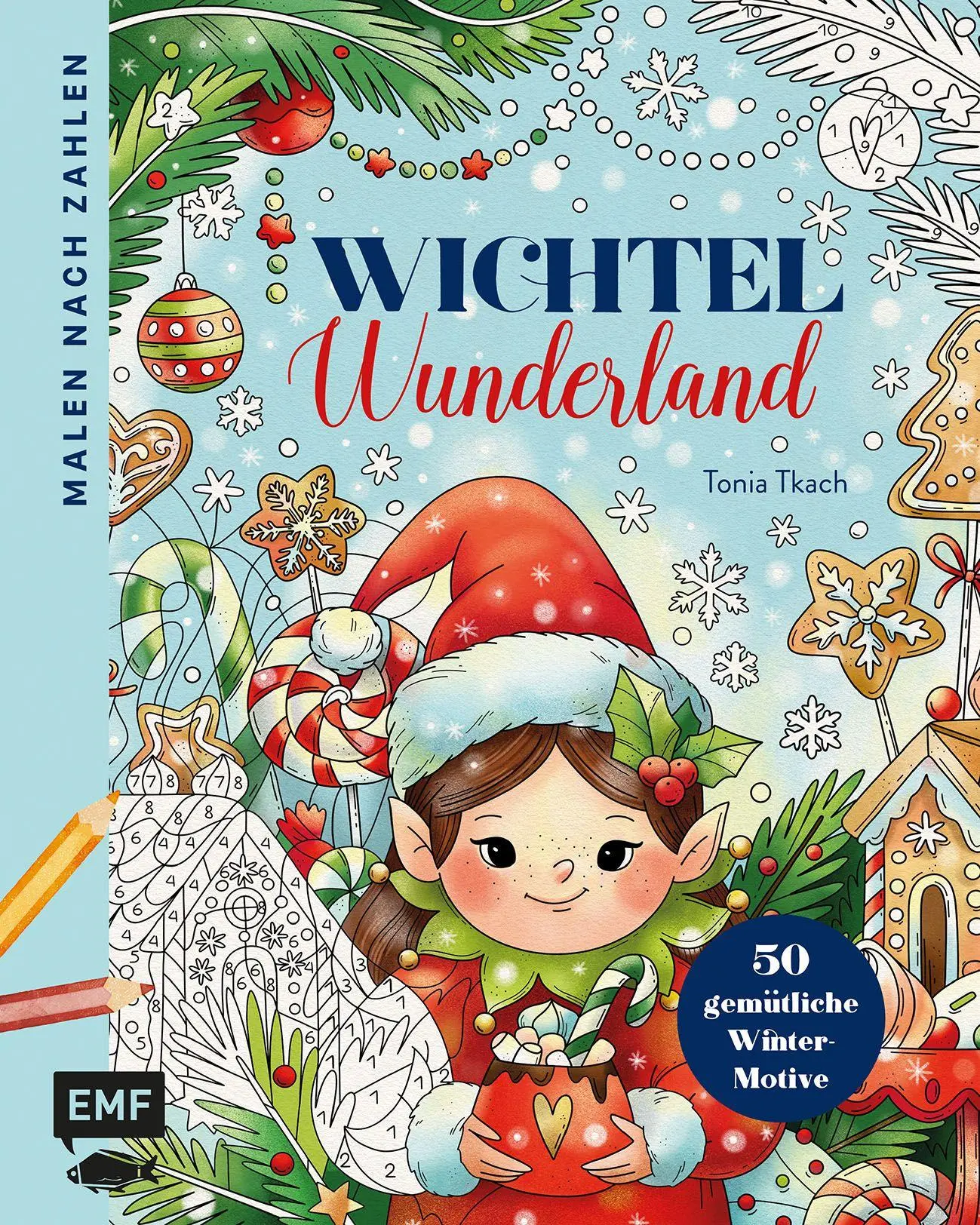 Cover: 9783745935646 | Malen nach Zahlen - Wichtel-Wunderland | Tonia Tkach | Taschenbuch