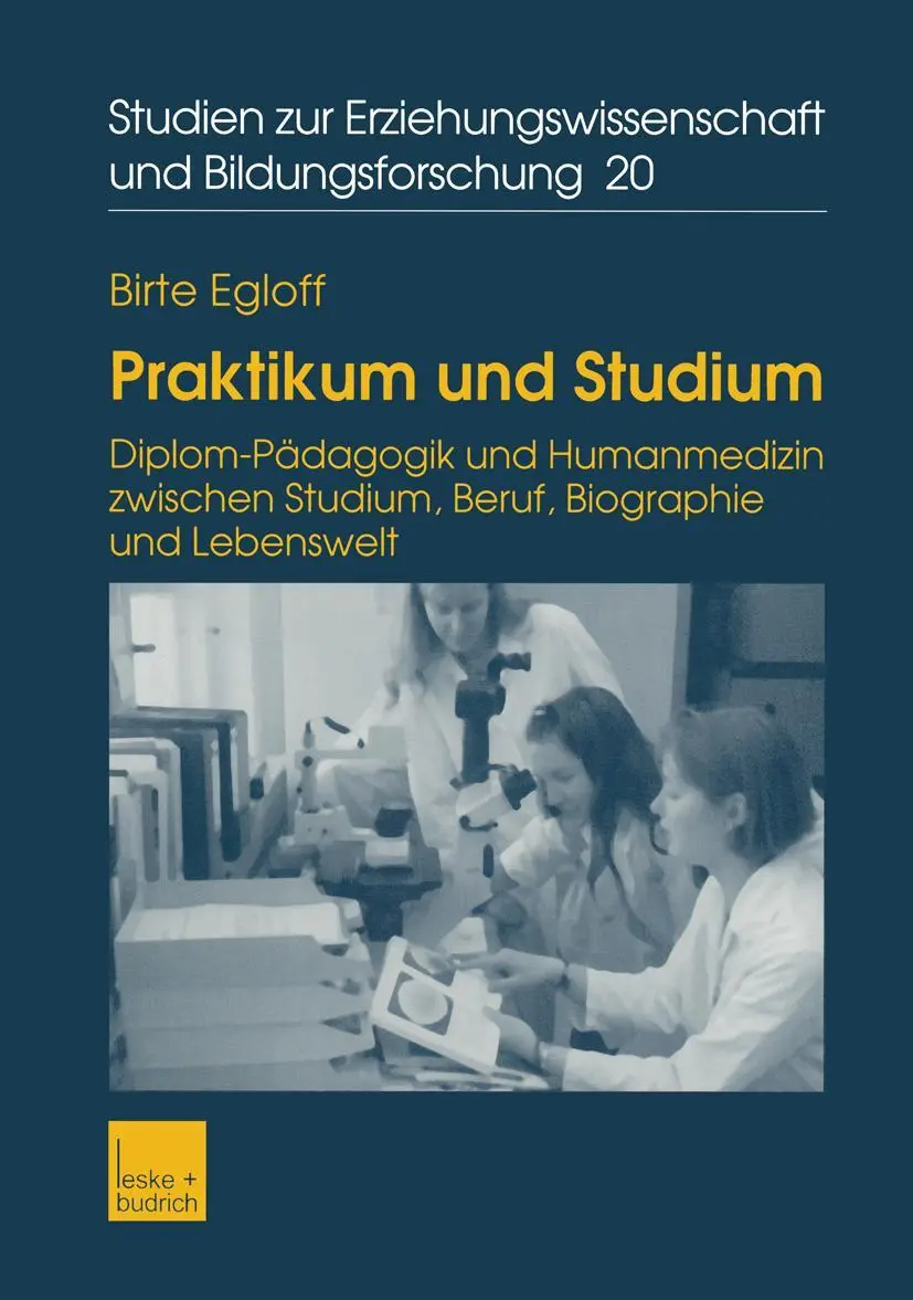 Cover: 9783810035646 | Praktikum und Studium | Birte Egloff | Taschenbuch | 341 S. | Deutsch
