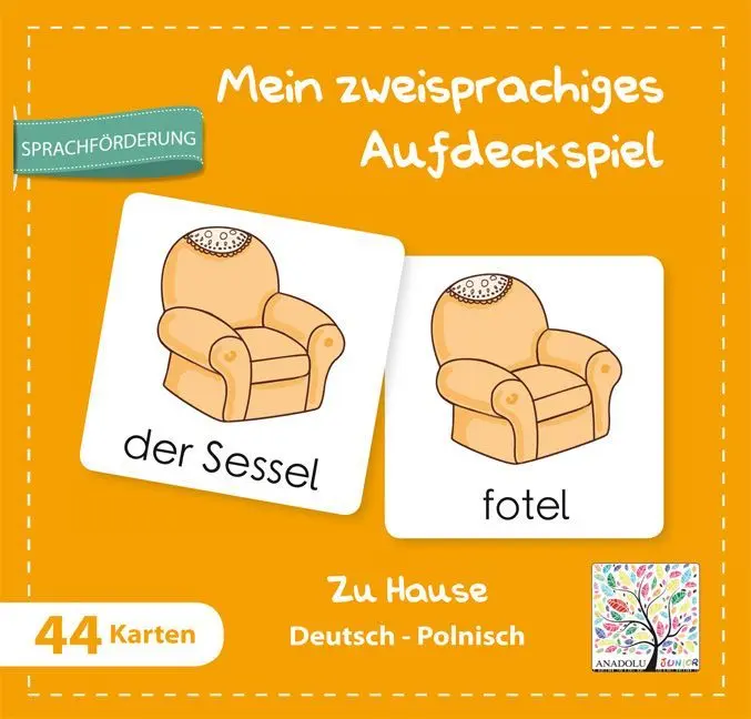 Cover: 9783861215646 | Mein zweisprachiges Aufdeckspiel, Zu Hause Deutsch-Polnisch...