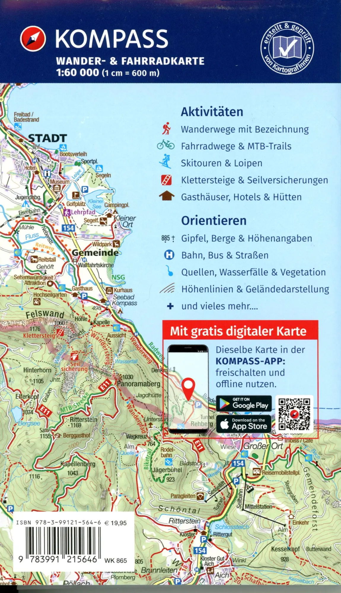 Bild: 9783991215646 | KOMPASS Wanderkarten-Set 865 Mecklenburgische Seenplatte (3 Karten)...
