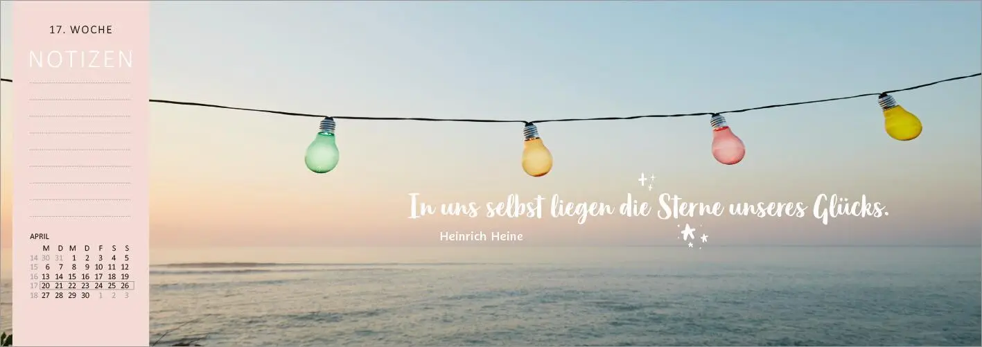 Bild: 4014489135746 | Tischkalender Glücksmomente 2026 | Kalender | 128 S. | Deutsch | 2026