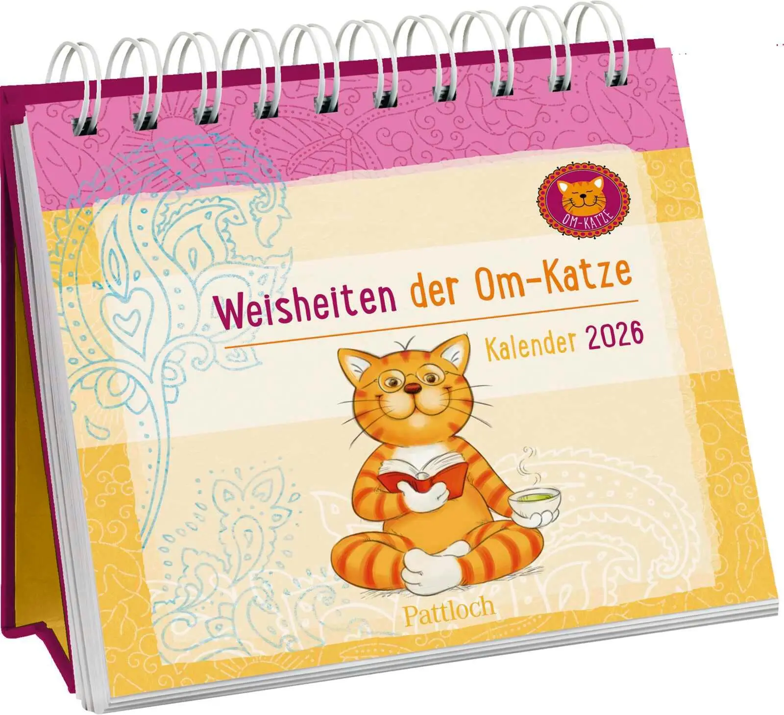 Cover: 4260308345746 | Mini-Wochenkalender 2026: Weisheiten der Om-Katze | Pattloch Verlag