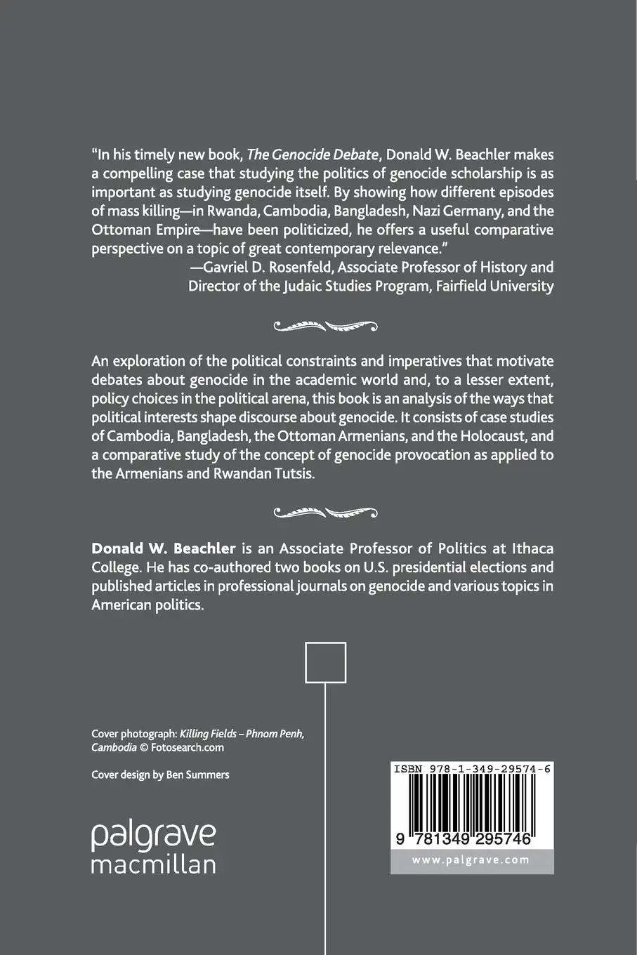 Rückseite: 9781349295746 | The Genocide Debate | Politicians, Academics, and Victims | Beachler