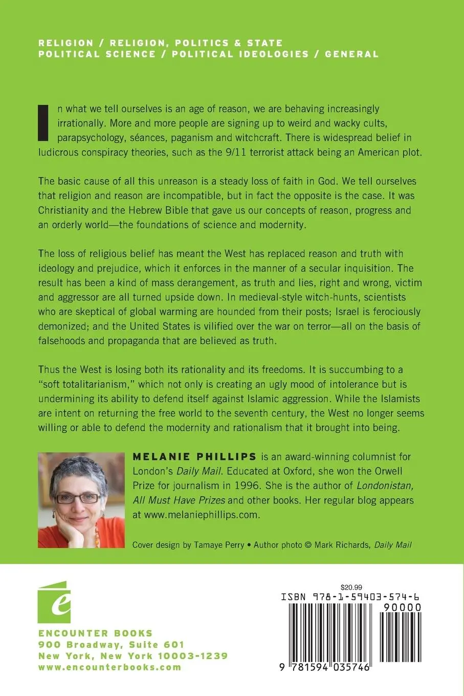 Rückseite: 9781594035746 | The World Turned Upside Down | Melanie Phillips | Taschenbuch | 2011