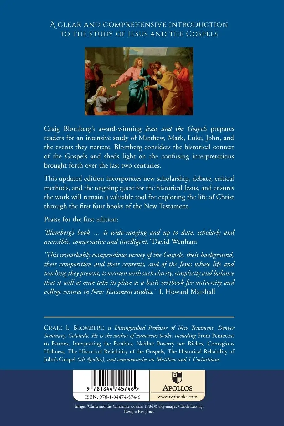 Rückseite: 9781844745746 | Jesus and the Gospels (2nd Edition) | Craig Blomberg | Taschenbuch