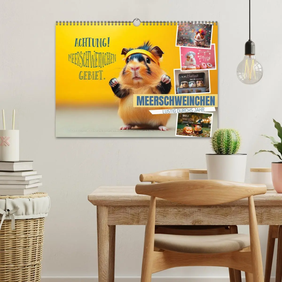 Bild: 9783516235746 | Meerschweinchen LUSTIG DURCHS JAHR (Wandkalender 2026 DIN A3 quer),...