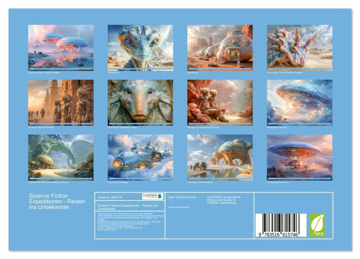 Bild: 9783516615746 | Science Fiction Expeditionen - Reisen ins Unbekannte (Wandkalender...