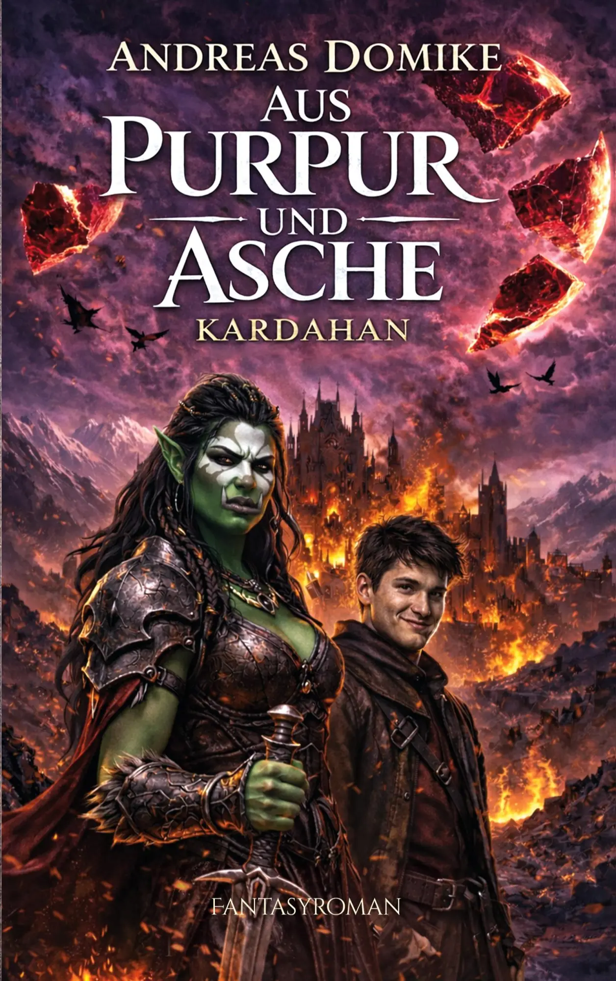 Cover: 9783695125746 | Aus Purpur und Asche | Kardahan - Epische High Portalfantasy | Domike