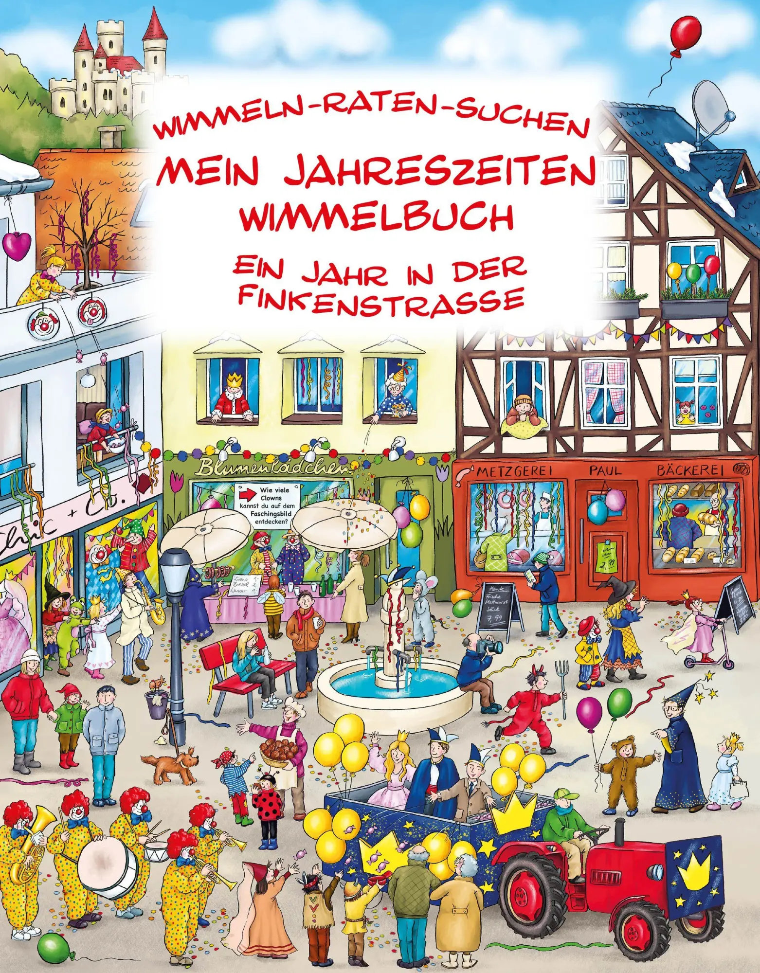 Cover: 9783700445746 | Mein Jahreszeiten Wimmelbuch | Ein Jahr in der Finkenstraße | Peikert