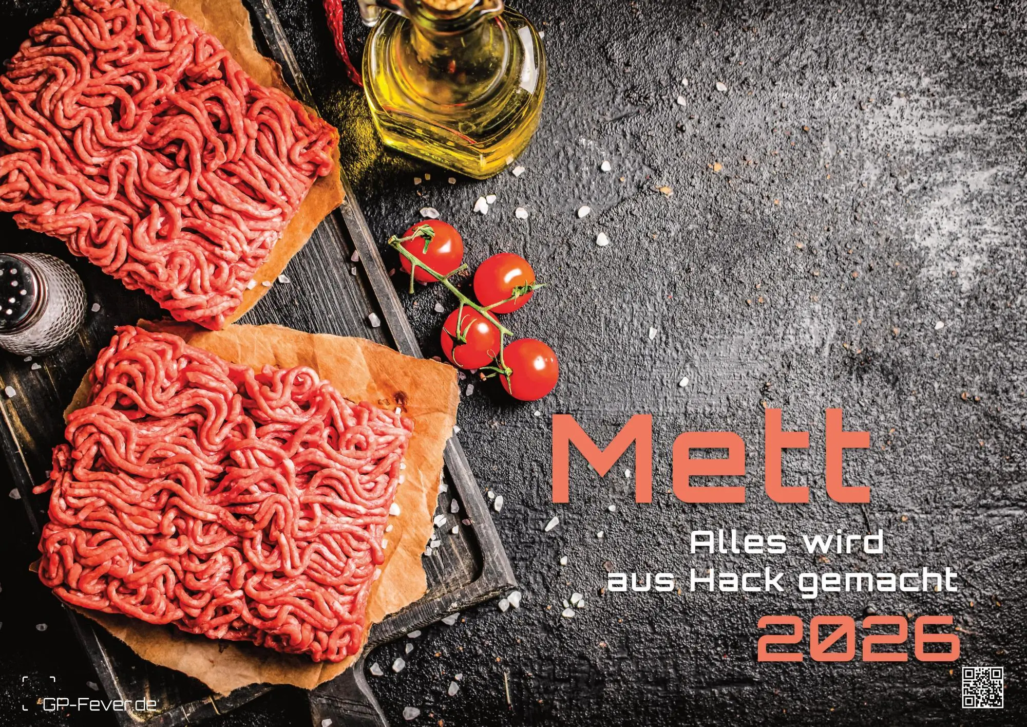 Cover: 9783986735746 | Mettkalender - Alles wird aus Hack gemacht - 2026 - Kalender DIN A3