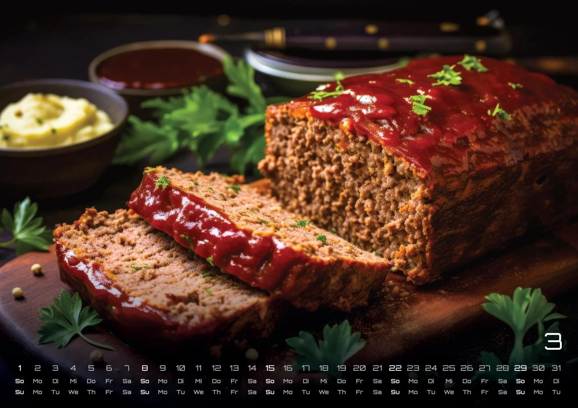 Bild: 9783986735746 | Mettkalender - Alles wird aus Hack gemacht - 2026 - Kalender DIN A3