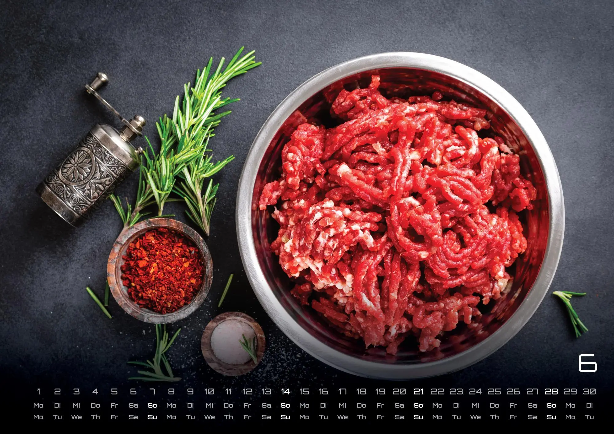 Bild: 9783986735746 | Mettkalender - Alles wird aus Hack gemacht - 2026 - Kalender DIN A3