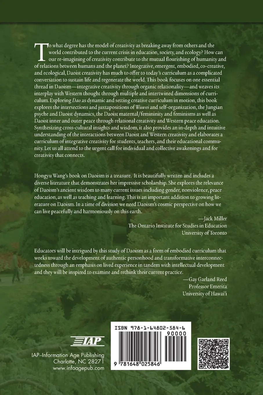 Rückseite: 9781648025846 | Contemporary Daoism, Organic Relationality, and Curriculum of...