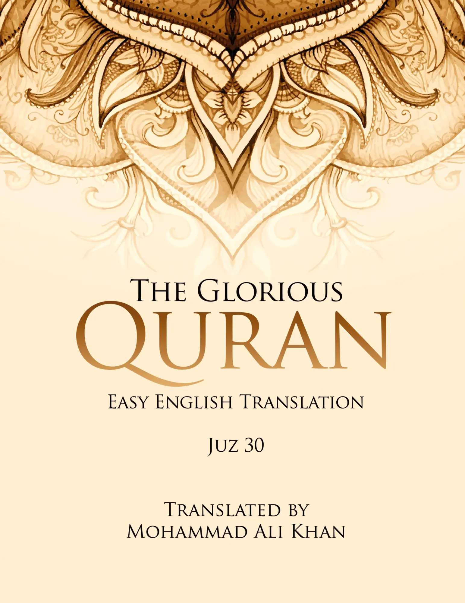 Cover: 9781917095846 | The Glorious Quran | Easy English Translation Juz 30 | Taschenbuch
