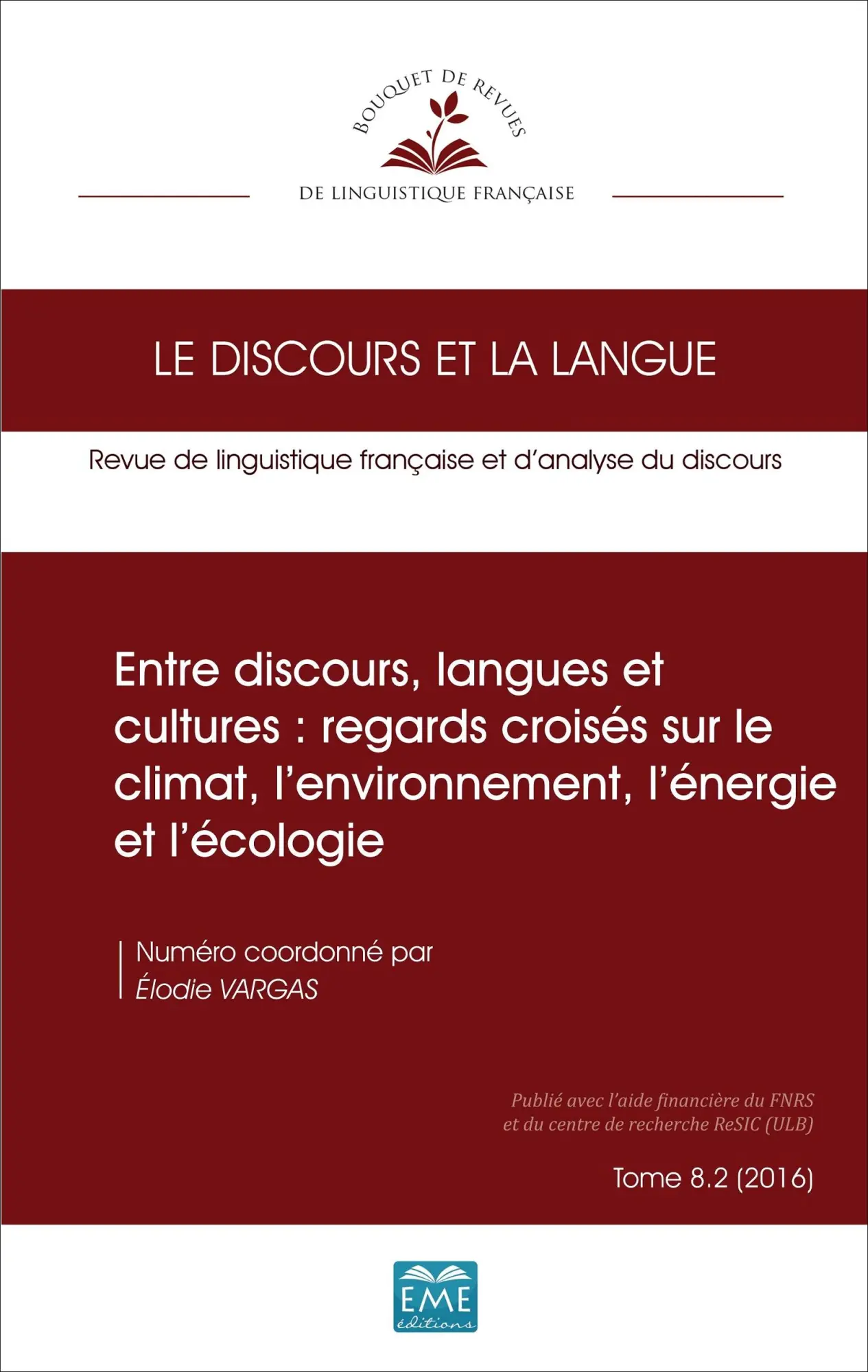 Cover: 9782806635846 | Entre discours, langues et cultures : regards croisés sur le...