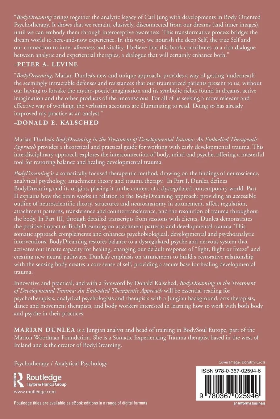 Rückseite: 9780367025946 | BodyDreaming in the Treatment of Developmental Trauma | Marian Dunlea