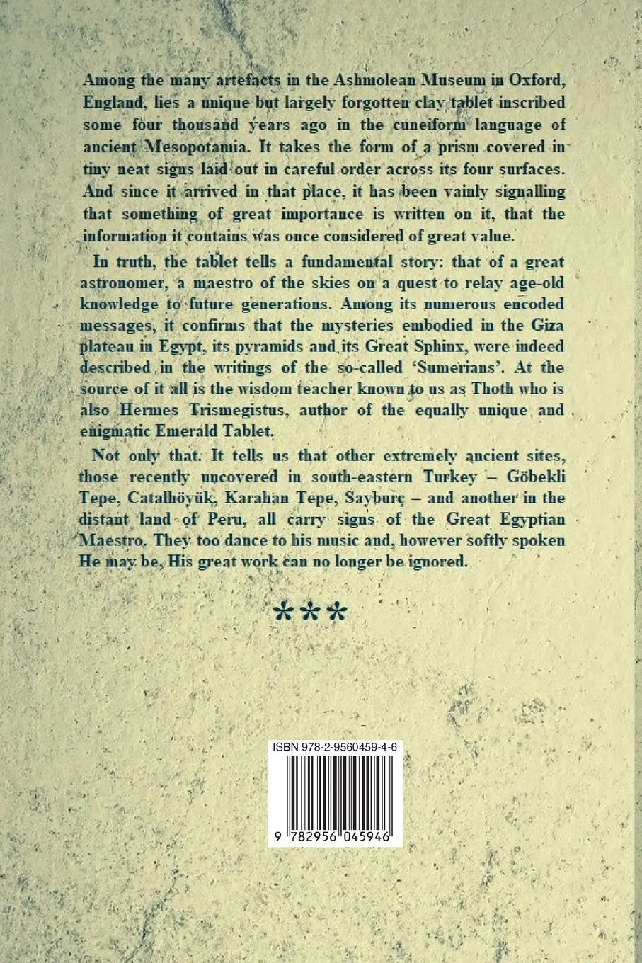 Rückseite: 9782956045946 | MAESTRO OF A LOST WORLD | On the Path to Sky-End | Madeleine Daines